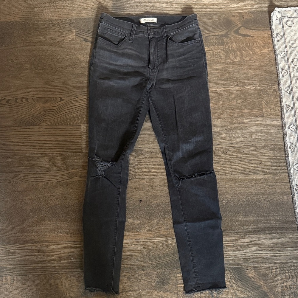 Madewell Women's Dark Gray Skinny Jeans